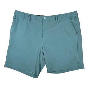 Mizzen+Main Helmsman Shorts Mens 40 Teal Blue 8" Performance Golf 1BO-0542